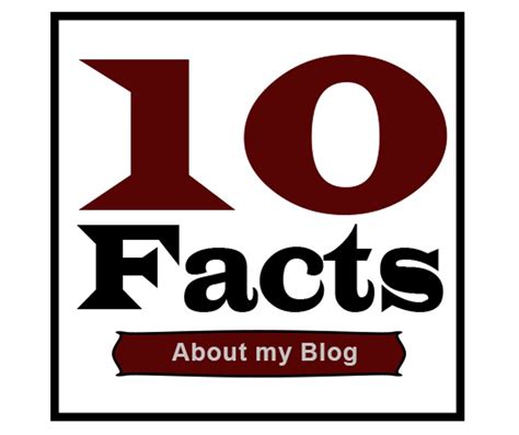 Ten Facts About My Blog Zehn Fakten über Meinen Blog