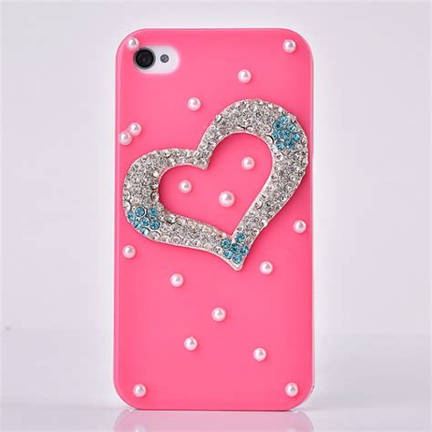 For Iphone 4s Cases Cute Love Heart Apple Horse Cell Phone Case Cover