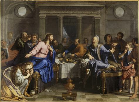 Le Repas Chez Simon Le Pharisien Louvre Collections