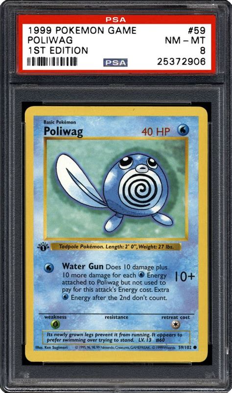 We did not find results for: 1999 Nintendo Pokemon Game Poliwag (1st Edition) | PSA ...