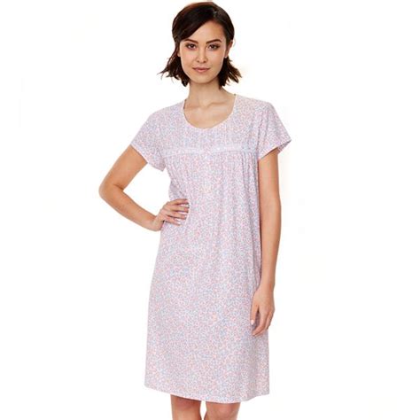 Womens Croft And Barrow® Pajamas Printed Knit Nightgown