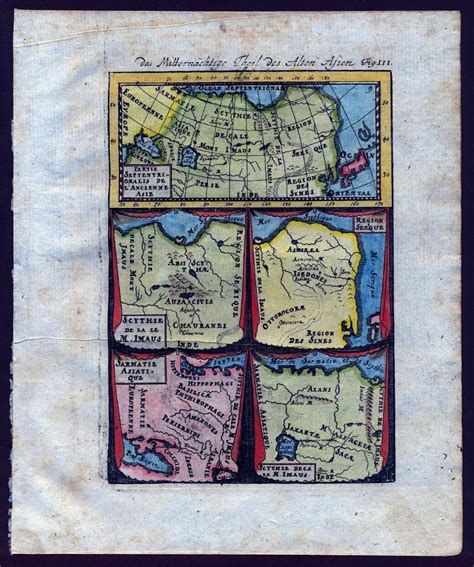 Map Of Ancient Northern Asia 1719 Free Stock Illustrations Creazilla