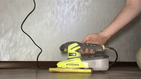 How To Remove Grout Film With Sheet Sander Youtube