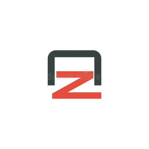 Initial Letter Az Logo Or Za Logo Vector Design Template Stock Vector