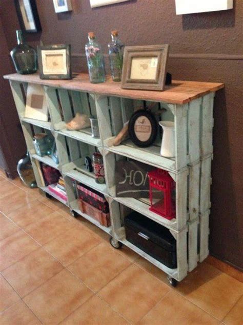 25 Wood Crate Upcycling Projects For Fabulous Home Decor Crate