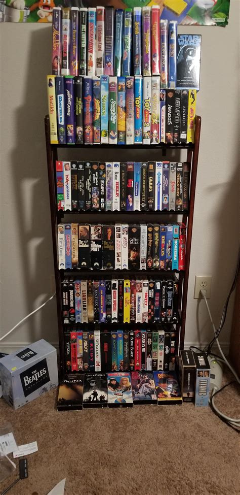 Here Is My Current Vhs Collection I Started It After A Friend Got Me A Vcr Last Christmas And