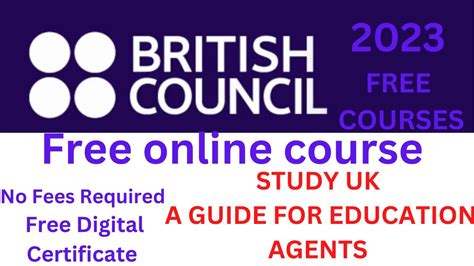 British Council Free Courses 2023 British Onlinebritish Council