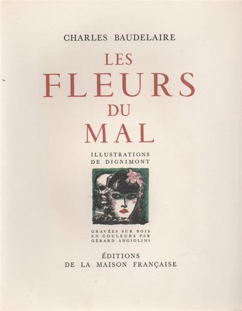 Les Fleurs Du Mal By Charles Beaudelaire Very Good Soft Cover 1947 Jp Livres