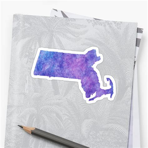 Massachusetts Sticker By Absdesigns Redbubble