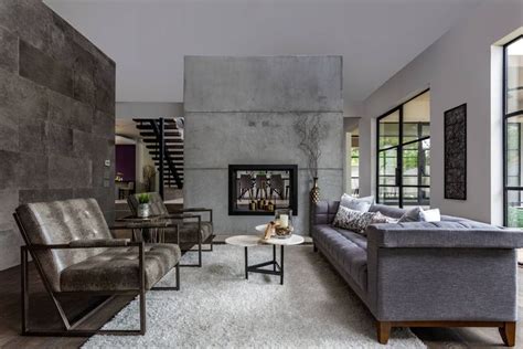 Pin By Juan Polanco On Home Style Modern House Modern Grey Living