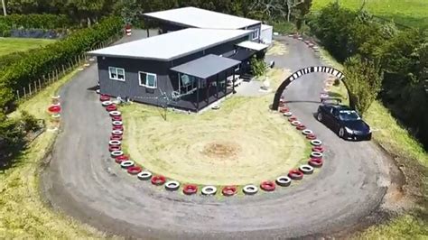 Dad Spends 16000 Turning His Backyard Into A Race Track Backyard