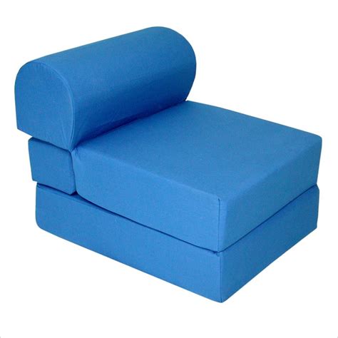 This chair is ideal for small living spaces, this chair easily converts to a chaise lounge or bed, creating an extra bed. Elite Royal Blue Children's Foam Sleeper Chair Seating | eBay