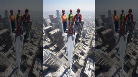 Los Angeles Skyscraper Tops Out As Tallest Western Building