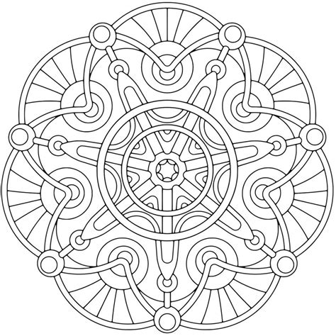 Geometric Adult Coloring Pages At Free Printable