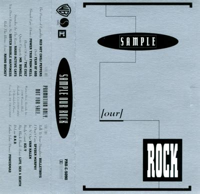 Bungle travolta (a.k.a quote unquote): Compilation Sample Our rock Cassette USA Promo