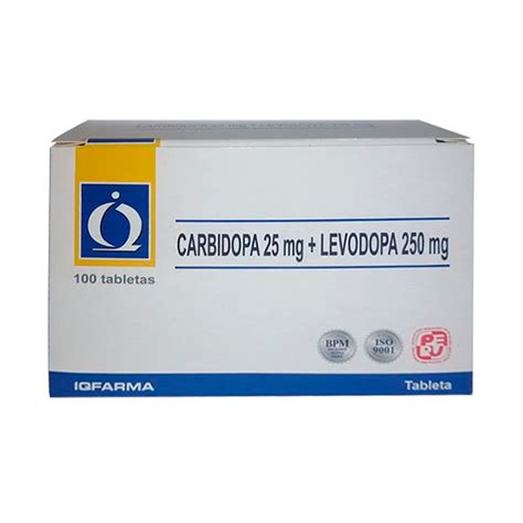 Carbidopa 25 Mg250 Mg Iqfarma 100 Tabletas A Domicilio Cornershop By Uber Perú
