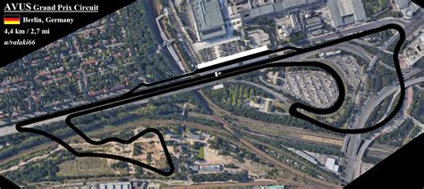 Avus Circuit For Todays F1 Rracetrackdesigns