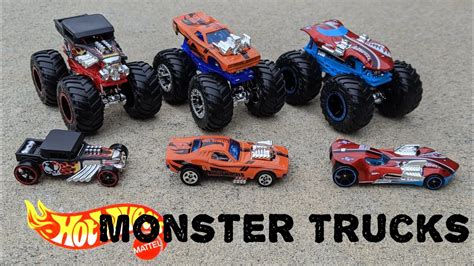 Hot Wheels Monster Truck Two Packs Twin Mill Rodger Dodger And The Bone