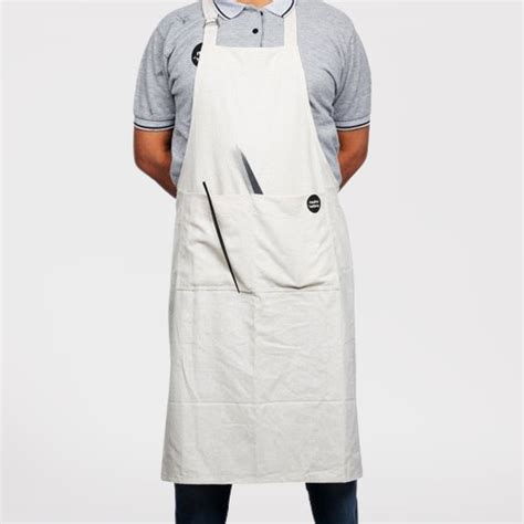 Summer Cotton Plain White Kitchen Cooking Apron Cum Hotel Apron For Mens At Best Price In Pune