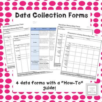 Behavior Data Collection Forms Baseline And Intervention Phase Data
