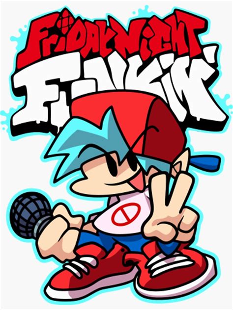 Friday Night Funkin Sticker For Sale By Alchemicalbandi Redbubble