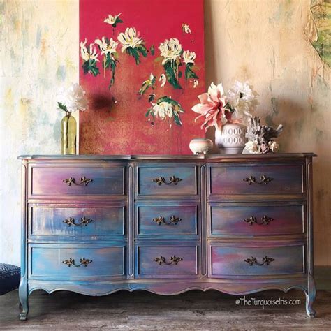 Furniture The Turquoise Iris Funky Painted Furniture Refurbished