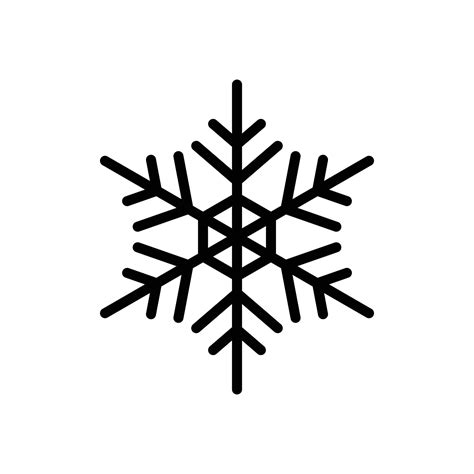 Snowflakes Snowflake Icon Snowflake Vector Design Illustration