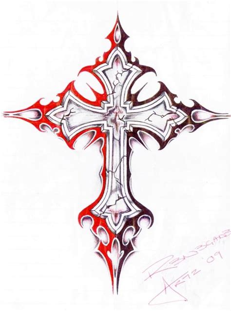 The cross design is as timeless as the sea. How to draw a cross step by step | ARCMEL.COM