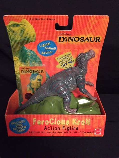 Mattel Walt Disney Dinosaur 2000 Ferocious Kron Nip Htf 1934871102