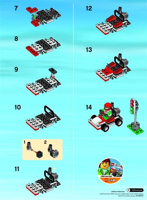 Lego 30314 Go Kart Racer Instructions City