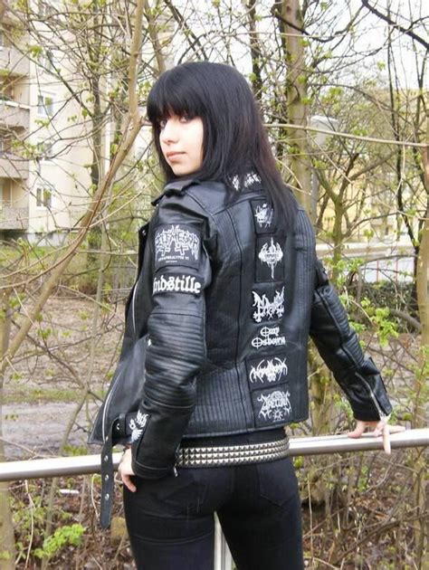 Metal Fashion Dark Fashion Gothic Fashion Street Fashion Heavy Metal Girl Metalhead Girl