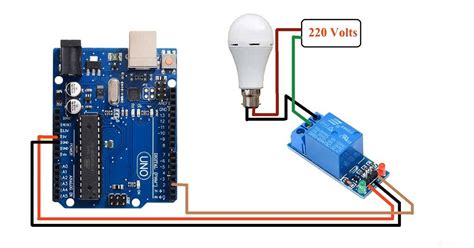 Interface 1 Channel Relay With Arduino Electrovigyan