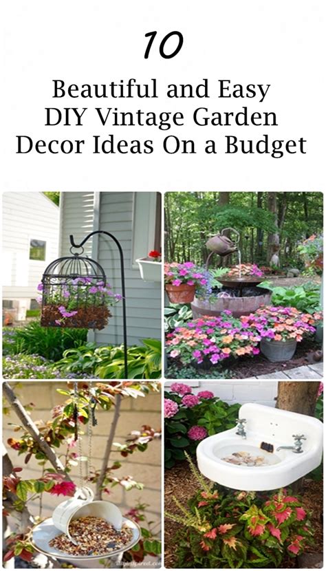 Diy Vintage Garden Decor Ideas 45 Best Vintage Garden Decor Ideas And Designs For 2021 The