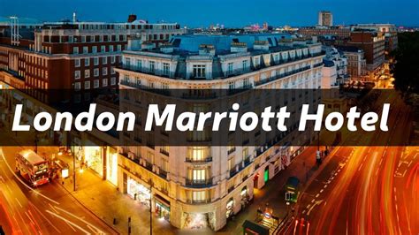 Luxury London Marriott Hotel Park Lane Review Youtube