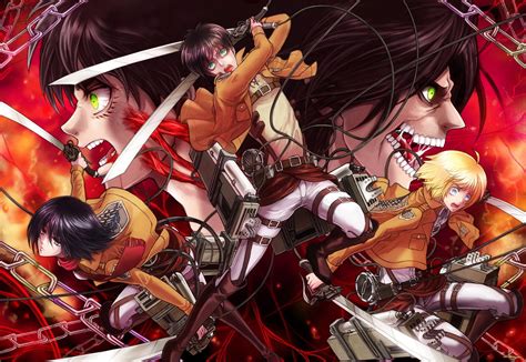 Annie leonhart, armin arlert, attack on titan, bertolt hoover, connie springer, eren yeager, erwin smith, hange zoë, historia reiss, jean kirstein, levi ackerman, marco bott, mikasa ackerman, petra ral, reiner braun. Attack On Titan Wallpapers - Wallpaper Cave