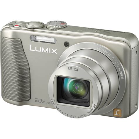 Panasonic Lumix Dmc Zs25 Digital Camera Silver Dmc Zs25s Bandh