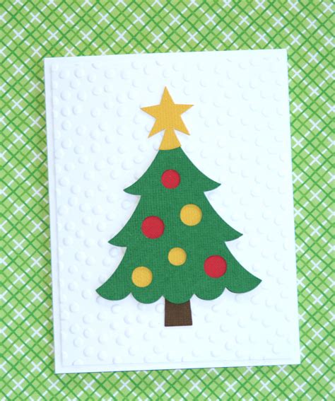 christmas tree card crafted living christmas cards handmade christmas tree cards handmade