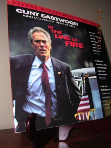 Clint Eastwood John Malkovich Rene Russo LD Laserdisc In The Line Of Fire EBay