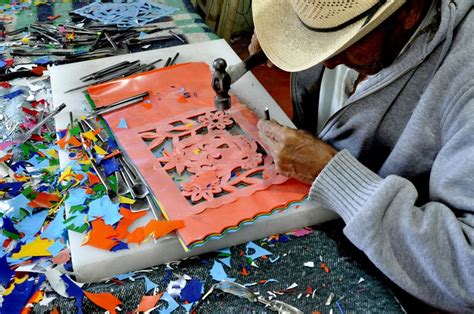 artesano de papel picado mexican traditions latin american folk art mexican fiesta party