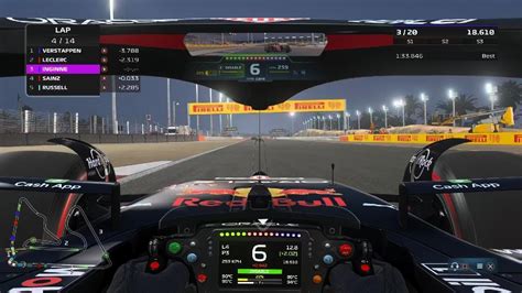 F Gp Bahrain No Assists Cockpit View Race Laps Vers Youtube