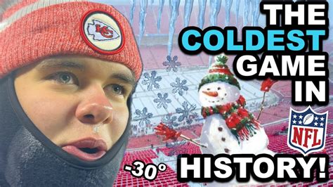 The Coldest Game In Nfl History Youtube