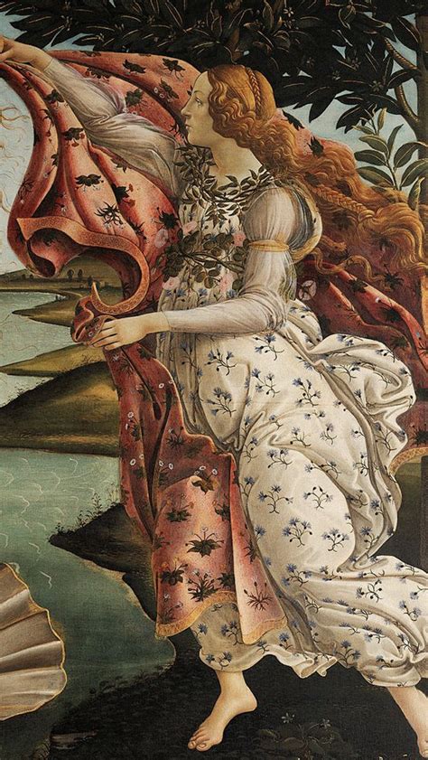 Botticelli Birth Of Venus Flora 640x1136 Wallpaper
