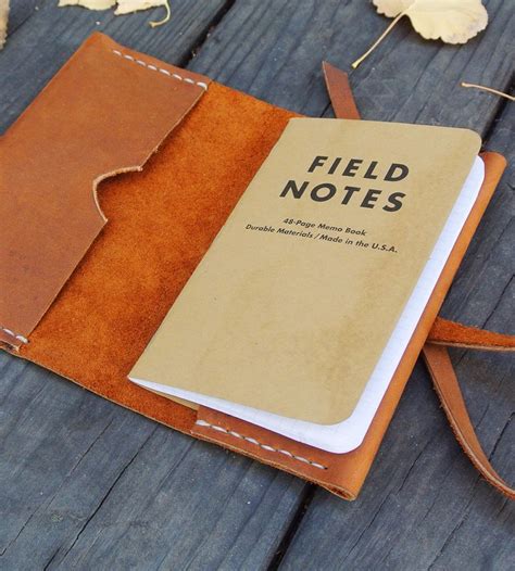 I wanted my diy journal to have a simpler design for the cover so i modified the project just a little. Brown Leather Notebook Cover, a little taller for travel (tickets, maps, etc) | Leather book ...