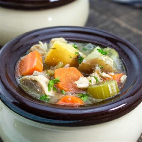 Slow Cooker Chicken Vegetable Stew Recipe The Free Cookbook Club