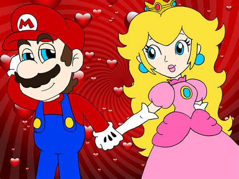 Mario And Princess Peach By Rafaelmartins On Deviantart