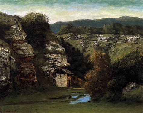 Rocky Landscape Near Ornans By Courbet Gustave