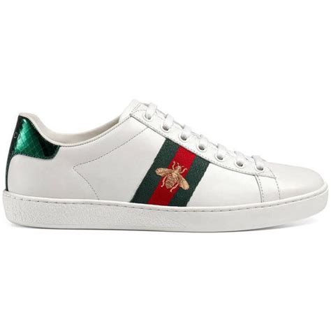 Gucci Ace Embroidered Low Top Sneaker £395 Liked On Polyvore