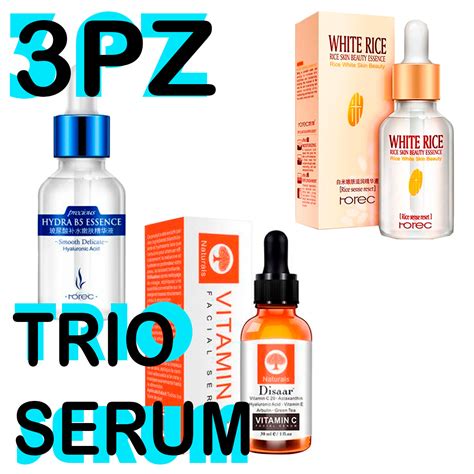 Roushun Serum Con Vitamina C Cido Hialuronico Hidrata Aclara