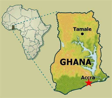 Where did ghana originate from? Map Ghana West Africa | Map Of Africa