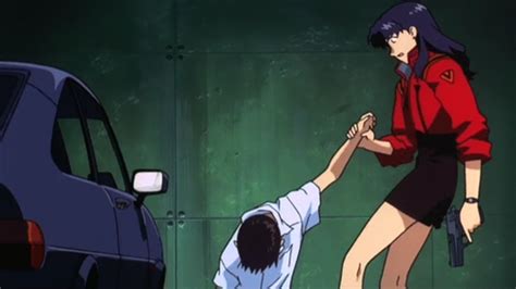 What Color • What Do You Think Misato Kissing Shinji And Saying